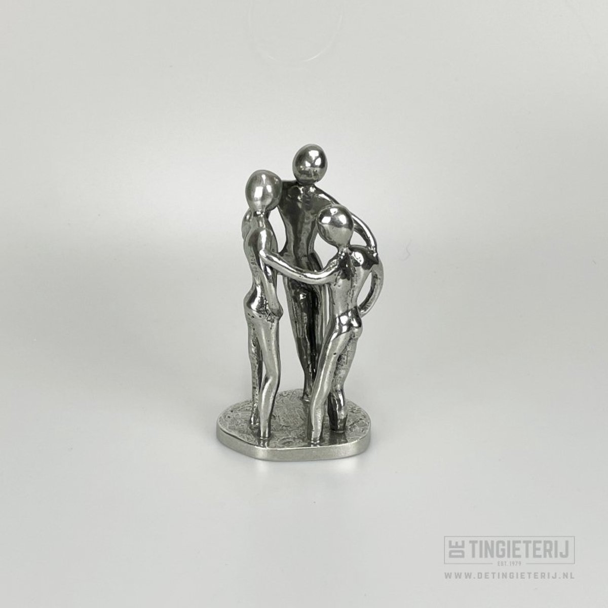 Samen Sterk - Sculptuur Samen Sterk - Gestileerd - Vriendschap - Beeld Collega`s - Luxe Geschenk - Krachten Bundelen - Handgemaakt - Relatiegeschenk