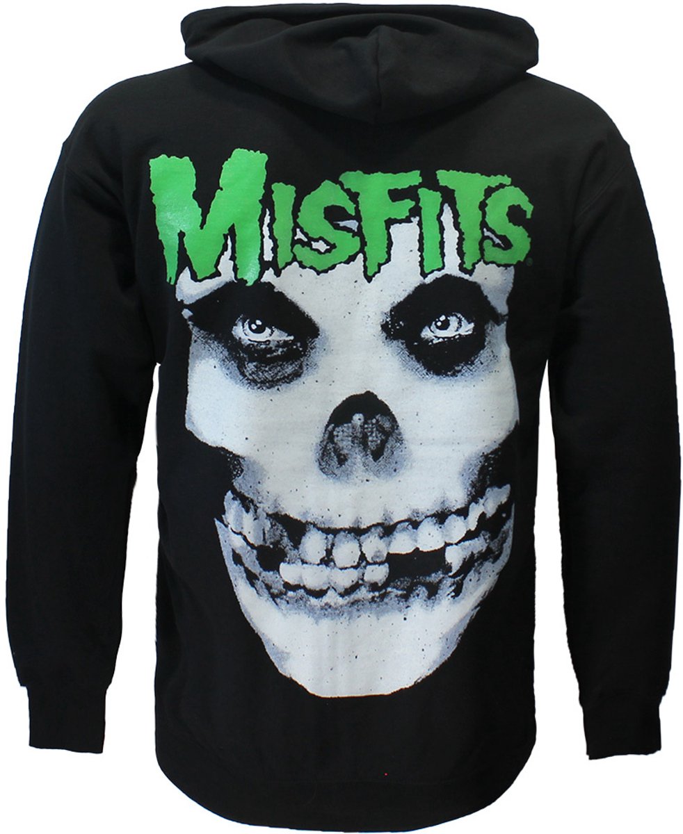 Misfits Jarek Skull Zipper Hoodie Vest - Officiële Merchandise - XL
