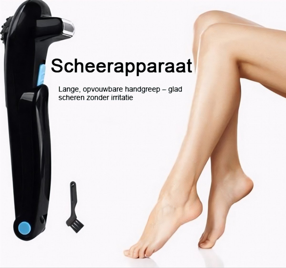 Elektrisch Rug Scheerapparaat Oplaadbaar met Lange Steel - afbeelding 3