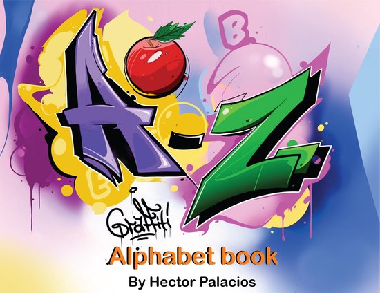 A to Z Graffiti Alphabet Book - cover