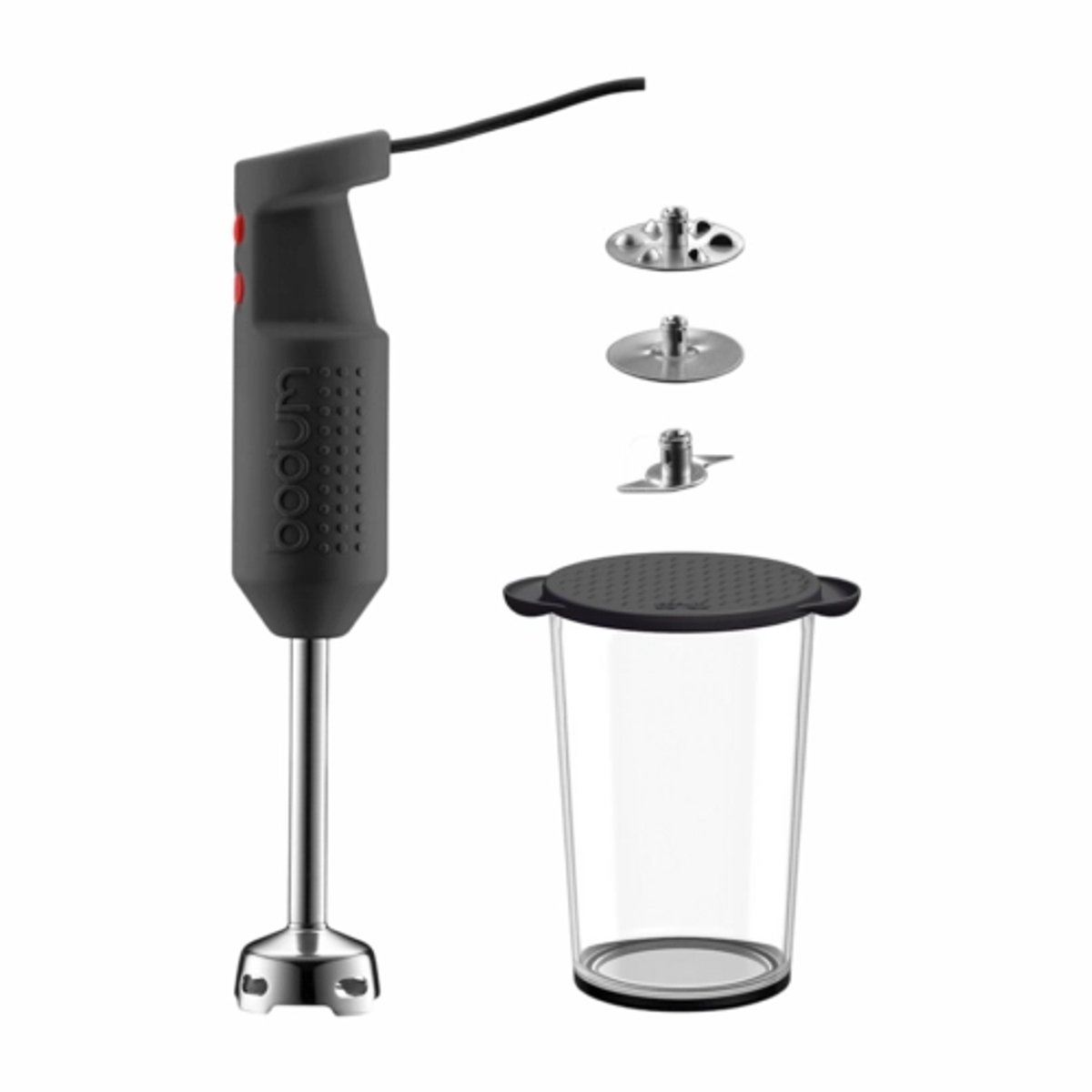 Staafmixer Set Bodum Bistro Elektrisch Met Accessoires 200 W Zwart