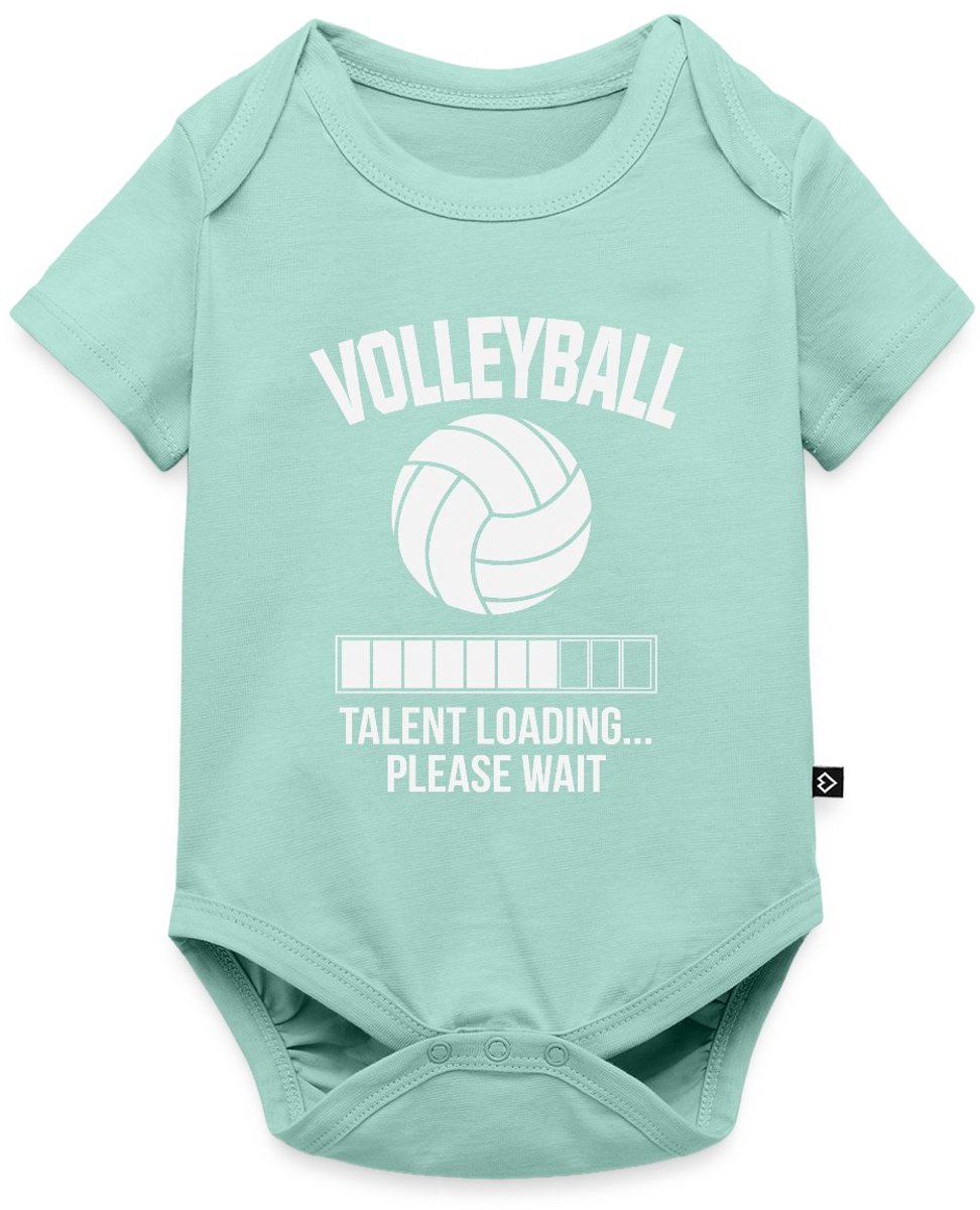 Volleyball Talent Loading Baby Rompertje Met Korte Mouwen