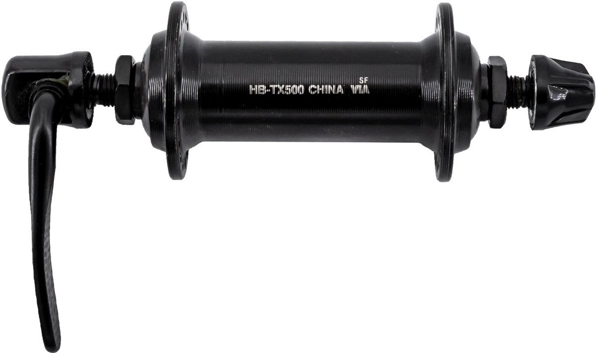Shimano TOURNEY HB-TX500 Voornaaf met steekas