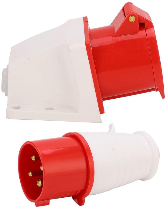 5-pins industriële connector 3P N E 16A 3 fasen IP44 waterdichte stekker industriebenodigdheden 220-380V/240-415V