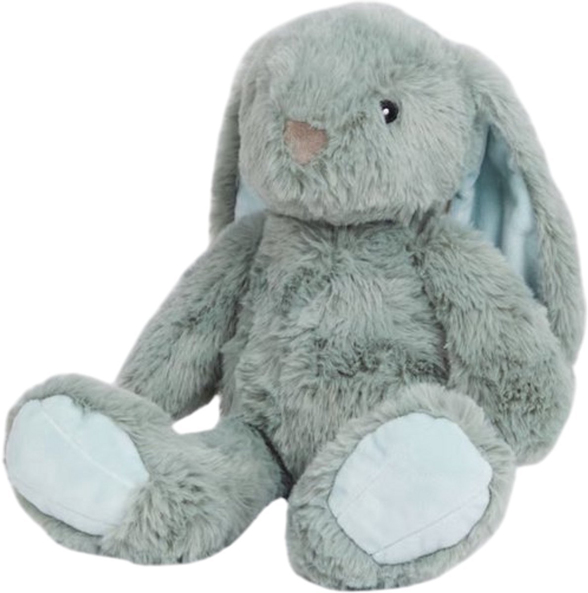 Mini Matters - Konijnenknuffel - Teddypluche - Licht Groen - vanaf 0 jaar - 40 cm - Kraamkado