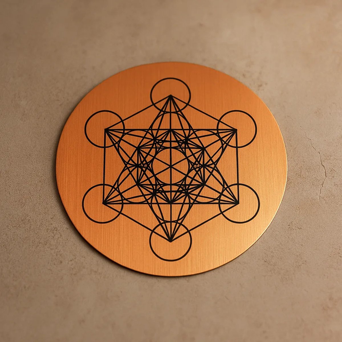 Koperen Metatron – Geactiveerd met vuur en mantra