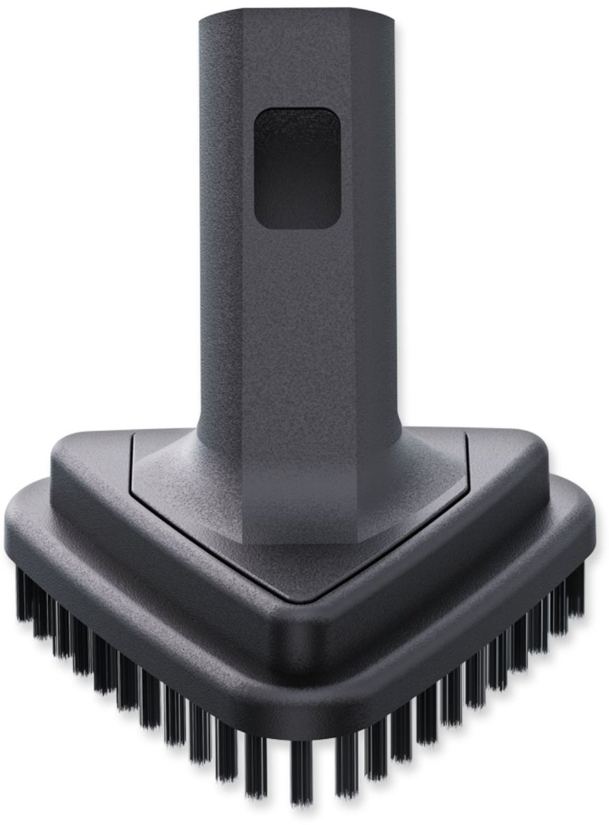 Ventra® – Stoomreiniger Accessoire – Drievoudige Borstelkop – Universele Stoomborstel