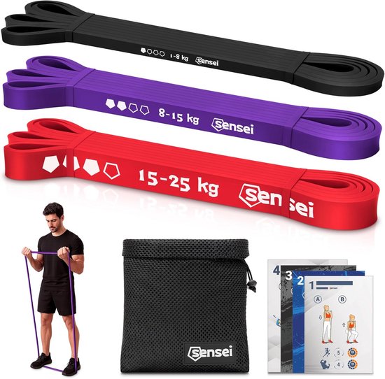FitBeast Optrekbanden - 5-35 LBS Weerstand Banden voor Calisthenics