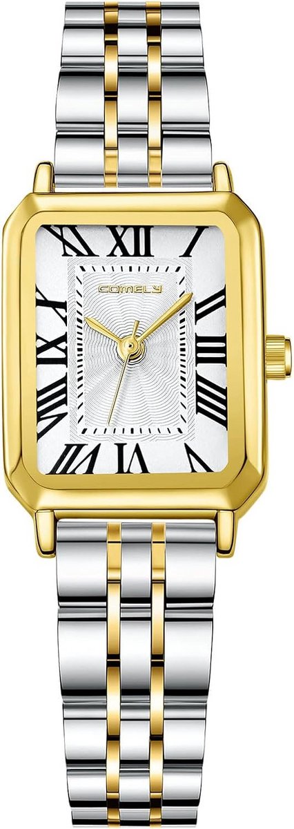 Vintage dames polshorloge - zilver - roestvrij staal - waterdicht - klein analoog uurwerk voor vrouwen