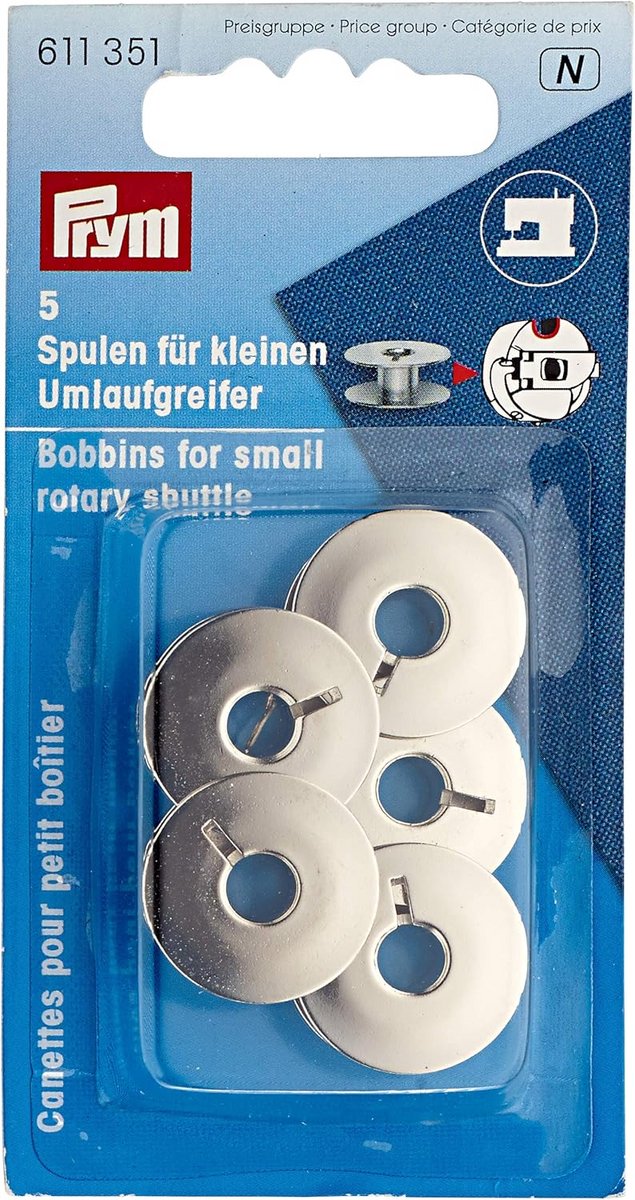 Metalen spoelen 21,20 mm voor kleine roterende shuttle 1 stuk