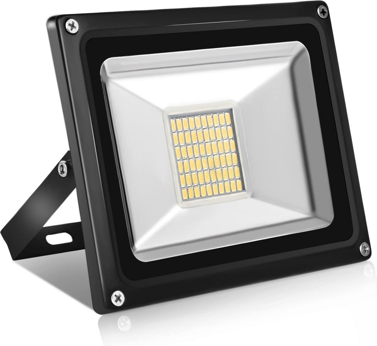 Krachtige 12V LED Buitenlamp Schijnwerper 30W 2400 Lumen Warm Wit 3000K IP65 Waterdicht voor Tuin en Buitenruimtes