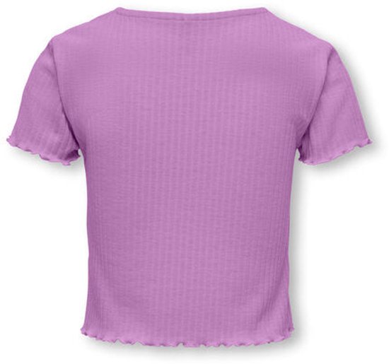 ONLY KOGNELLA S/ S O-NECK TOP NOOS JRS Haut pour Filles - Violet africaine