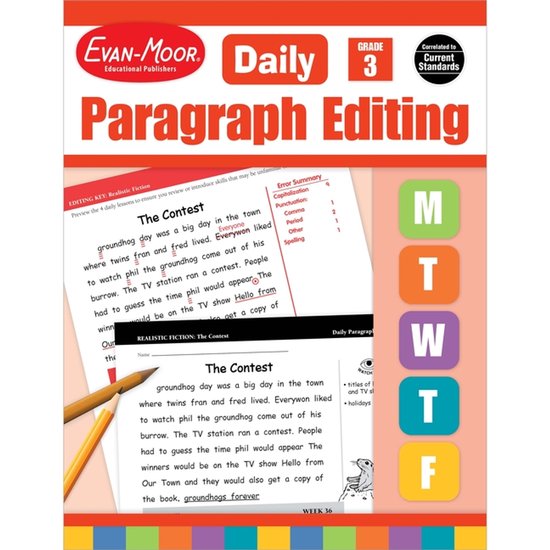 Daily Paragraph Editing, Grade 3 - cover