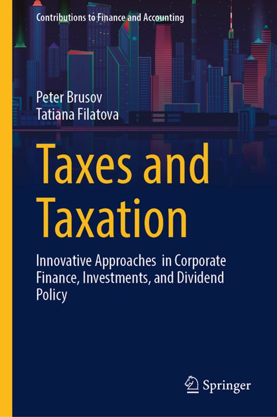 Contributions to Finance and Accounting- Taxes and Taxation - cover