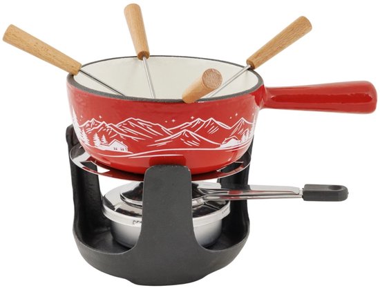 TESCOMA Elektrische Fondue Voor Chocolade – Set Met 6 Vorken, Ideaal Voor Feestjes En Gezellige Avonden