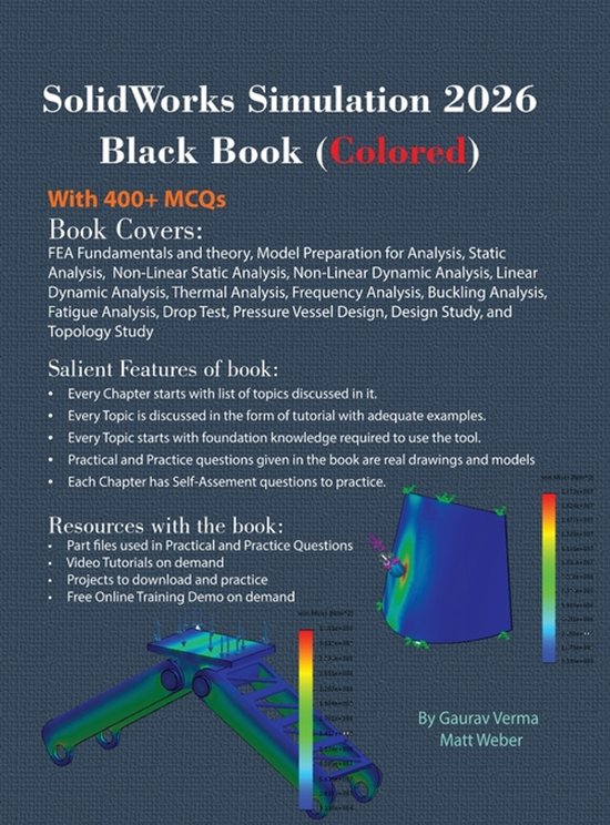 SolidWorks Simulation 2026 Black Book - cover