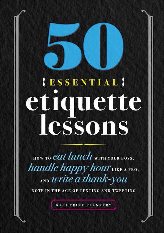 50 Essential Etiquette Lessons - cover