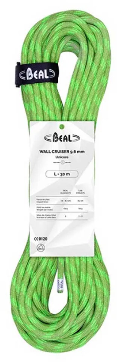 Beal Wall Cruiser Unicore 9.6 Mm Touw Groen 20 m