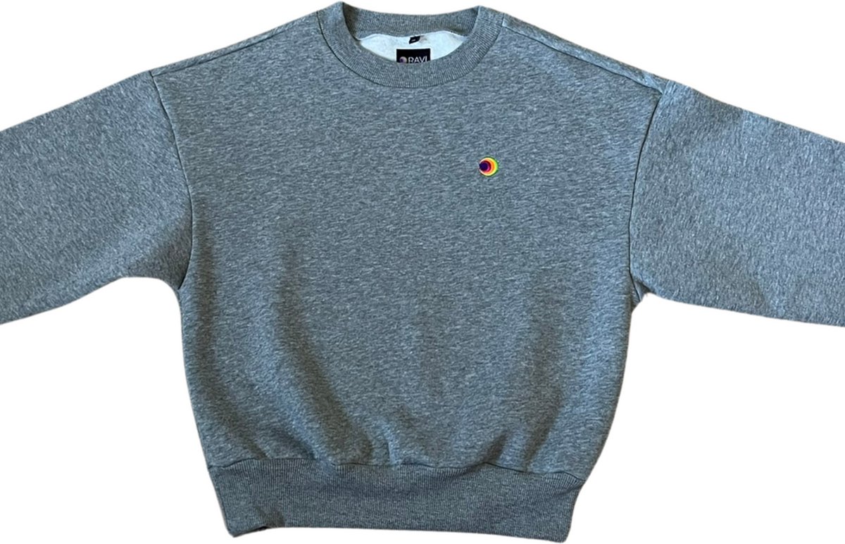 RAVI Sportkleding Hockey Crop Sweater Loulou Grijs Small