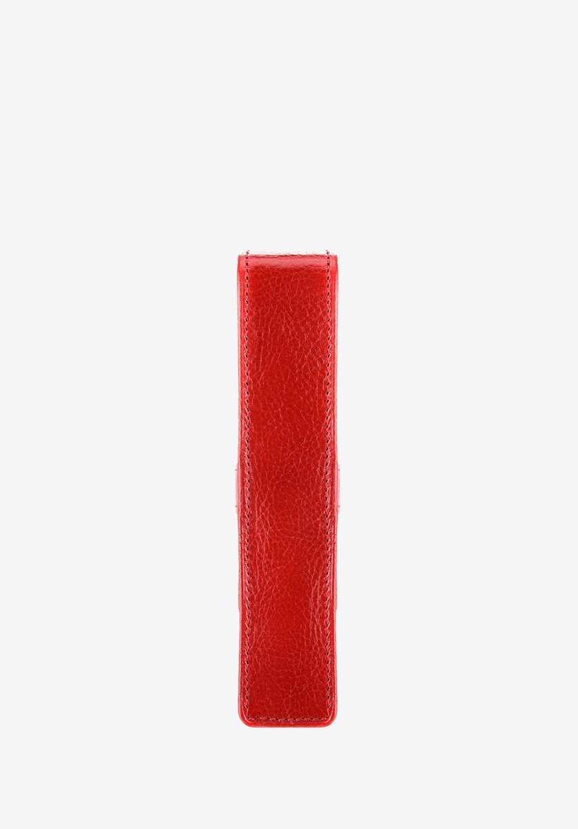 Wittchen Italië Collectie - Lederen Pennendoos - Rood - Compact - WITTCHEN Logo