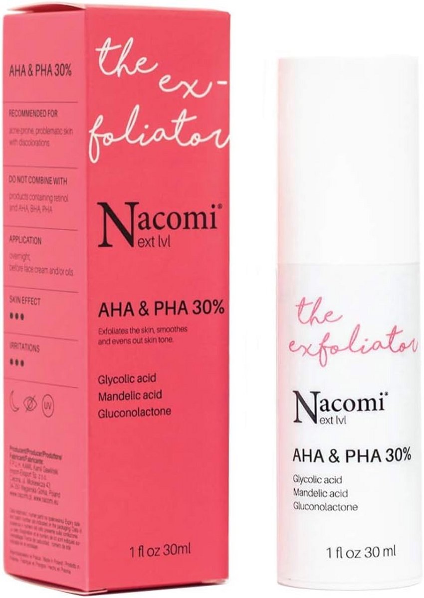 Intensieve AHA + PHA 30% Gezichtspeeling Serum voor Huidvernieuwing 30ml