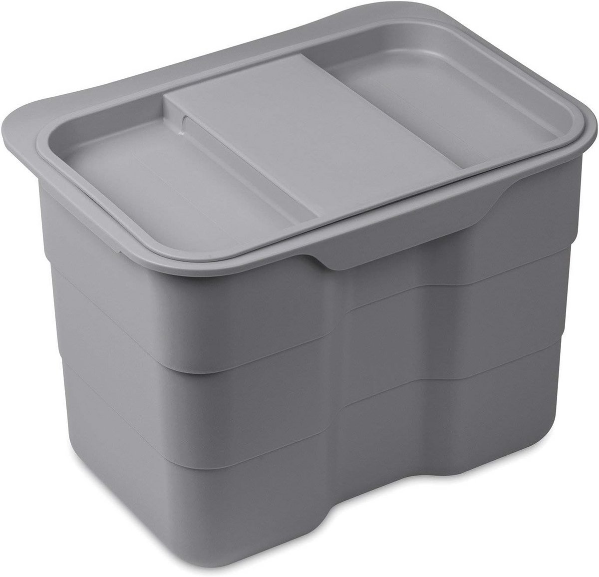 Multifunctionele bak met deksel - 4,2 liter - Ergonomisch en ruimtebesparend