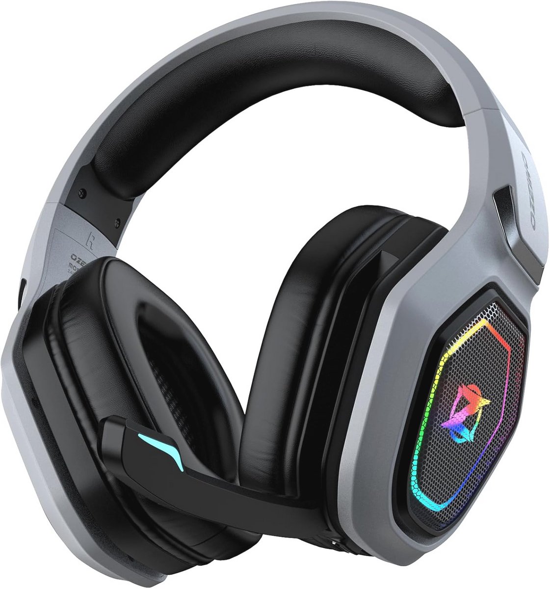 Draadloze Gaming Headset voor PC, PS5, PS4 en Switch - Bluetooth 5.3 met Flip-Microfoon en 25 Uur Batterijduur