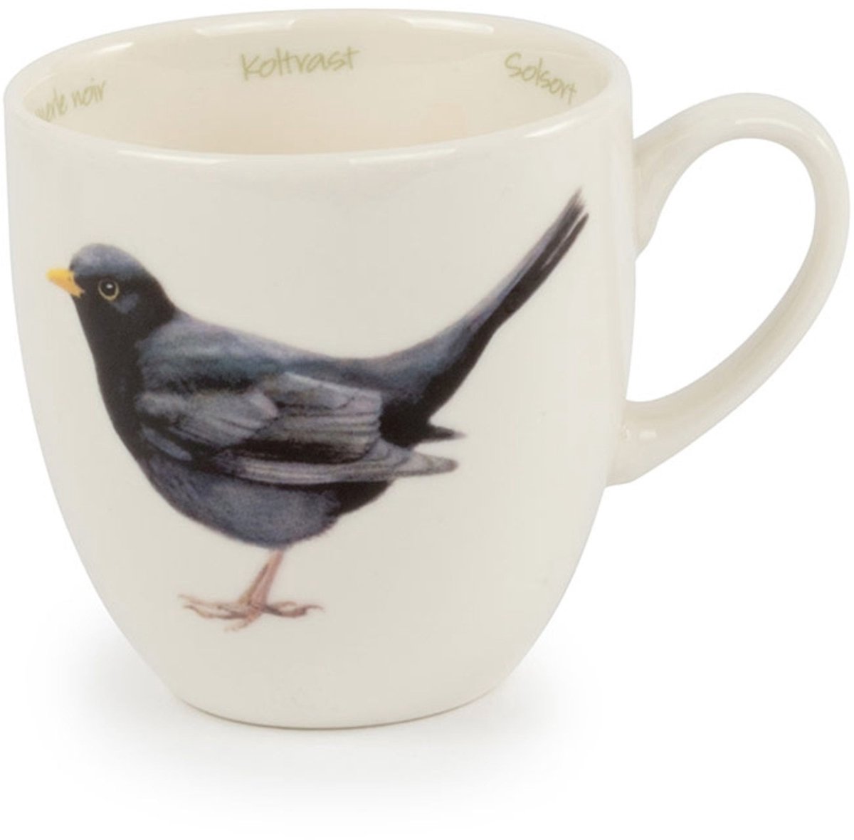 CJ Wildlife - Mok Merel - Getekend door Elwin van der Klok - 310ml - Keramiek - Vaatwasser bestendig