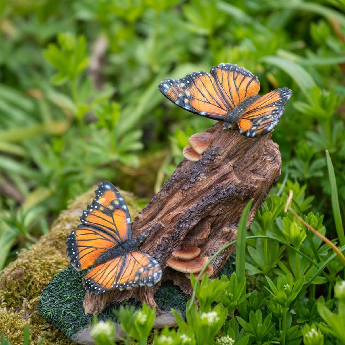 HotAnt Tuinbeeld dieren - Monarchvlinders (Polystone) - Voor buiten - Tuin decoratie - Cadeau