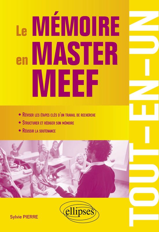 Le mémoire en master MEEF - Tout-en-un - cover