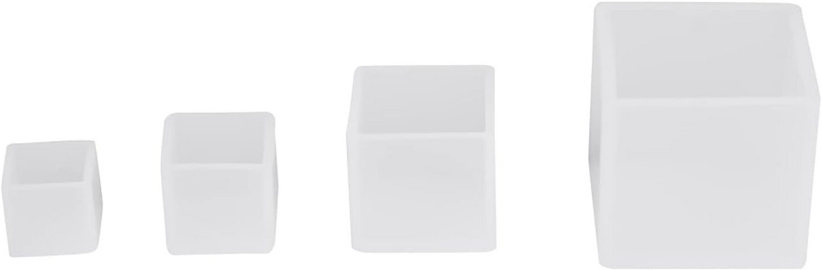Vierkante Siliconen Mal Set voor Epoxyhars en DIY Ambachten