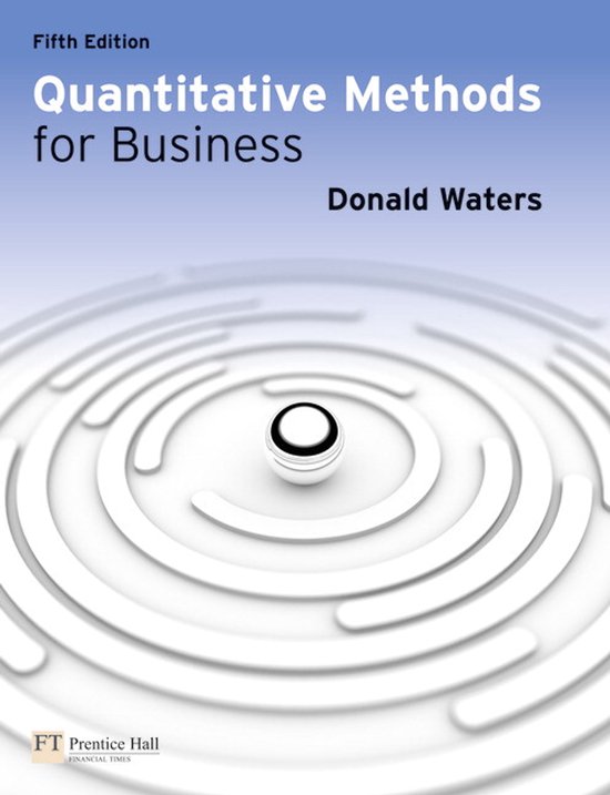 Quantitative Methods For Business - cover