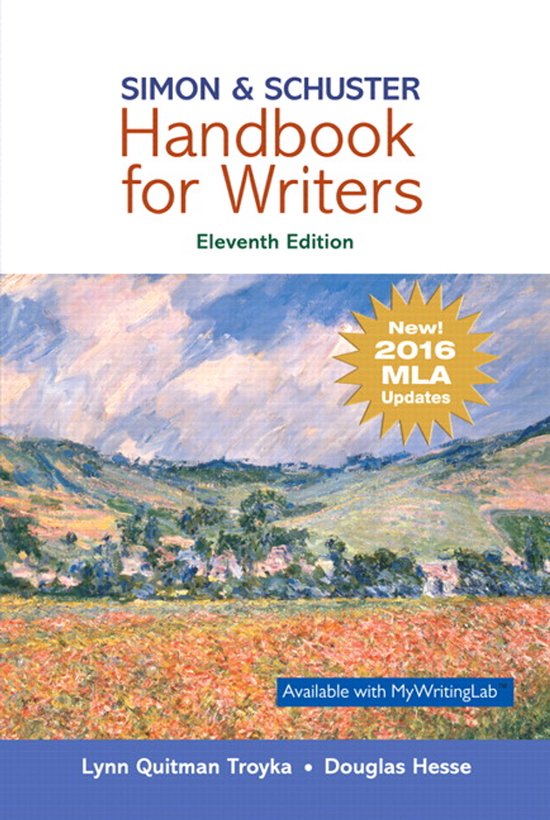 Simon & Schuster Handbook for Writers - cover