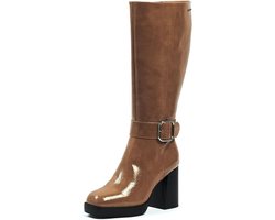 XL Laarzen met Wijde Schachten voor Dikke kuiten - Model Nina