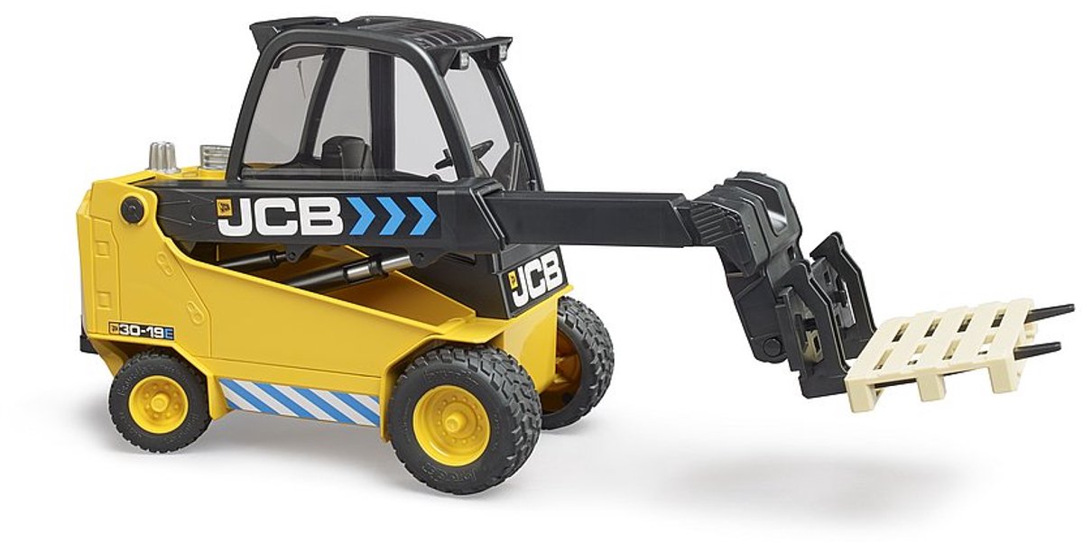 Bruder JCB Vorkheftruck met pallet - schaalmodel