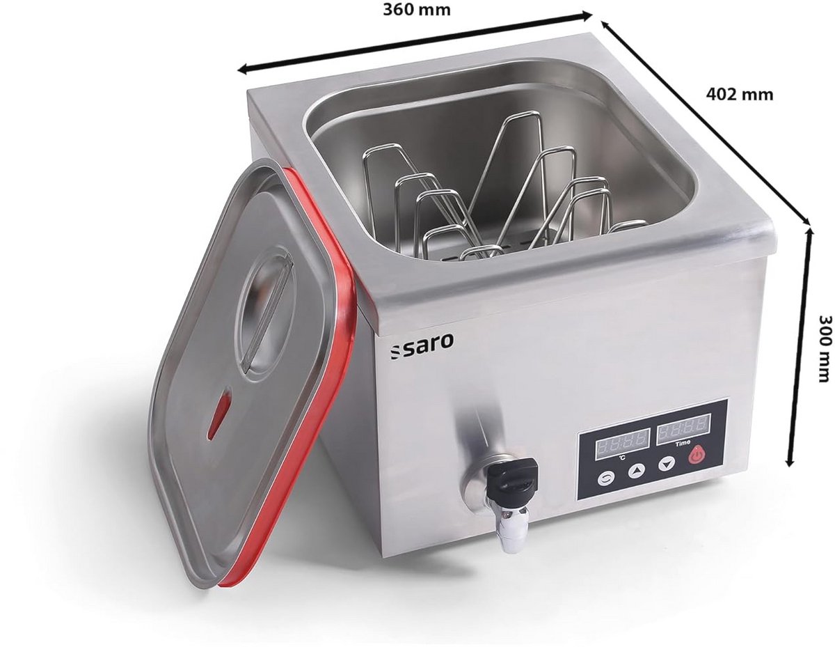 Sous-Vide Garer met Digitaal Display en Instelbare Temperatuur - 7-14 L