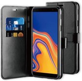 BeHello Samsung J4+ Hoesje - Gel Wallet Case Met Ruimte Voor 3 Pasjes Zwart