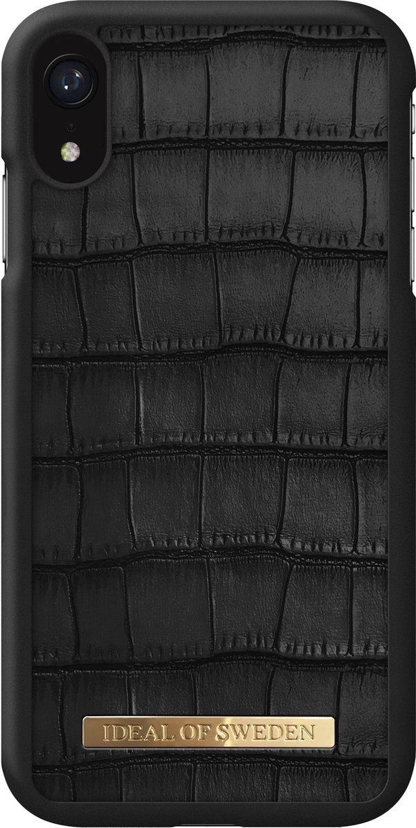 iDeal of Sweden Fashion Case Capri voor iPhone XR Black Croco