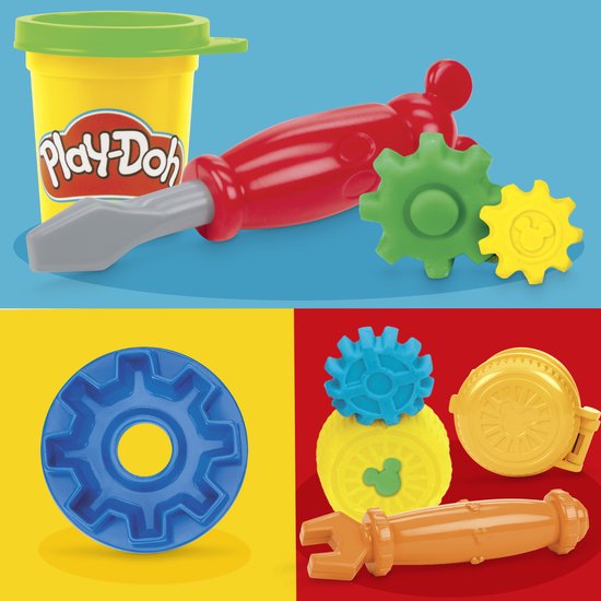 Play-Doh Disney Junior Garage op reis, Mickey-speelgoed
