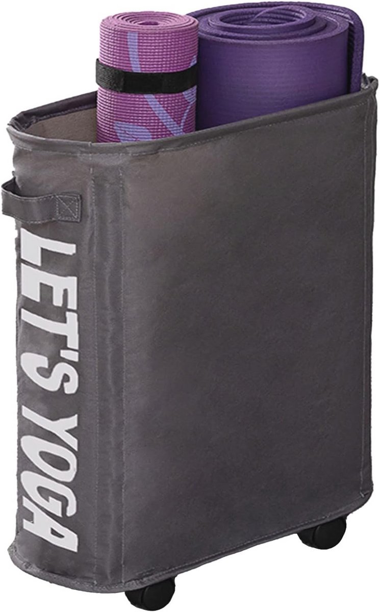 Yogamat opbergrekken met wielen - Thuisgym opbergrek voor yogamatten en fitnessaccessoires