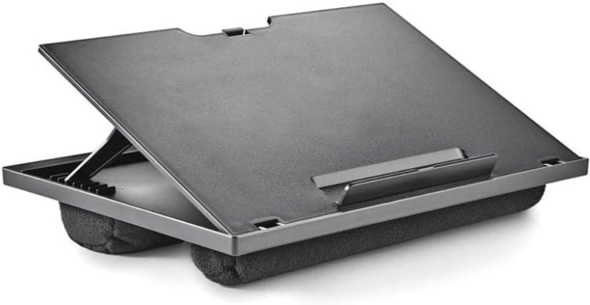 Famanu - Multifunctionele verstelbare laptopstandaard – 8 hoogteniveaus – gevoerde basis