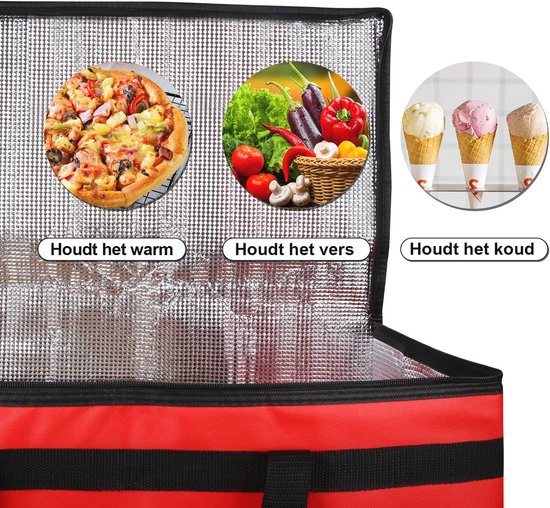Geïsoleerde Eten Leveringstas Koeler — afbeelding 4