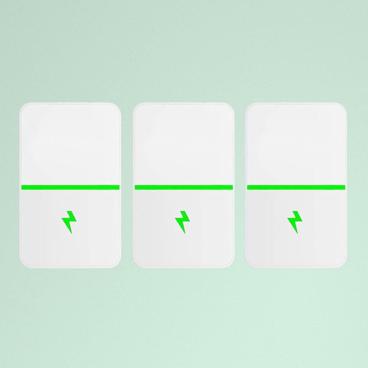 Allecta - Elektriciteitsbesparende Box voor Energiebesparing en Betrouwbare Bediening, Brede Toepassing, 3 Stuks PC met EU-stekker, 90-240V