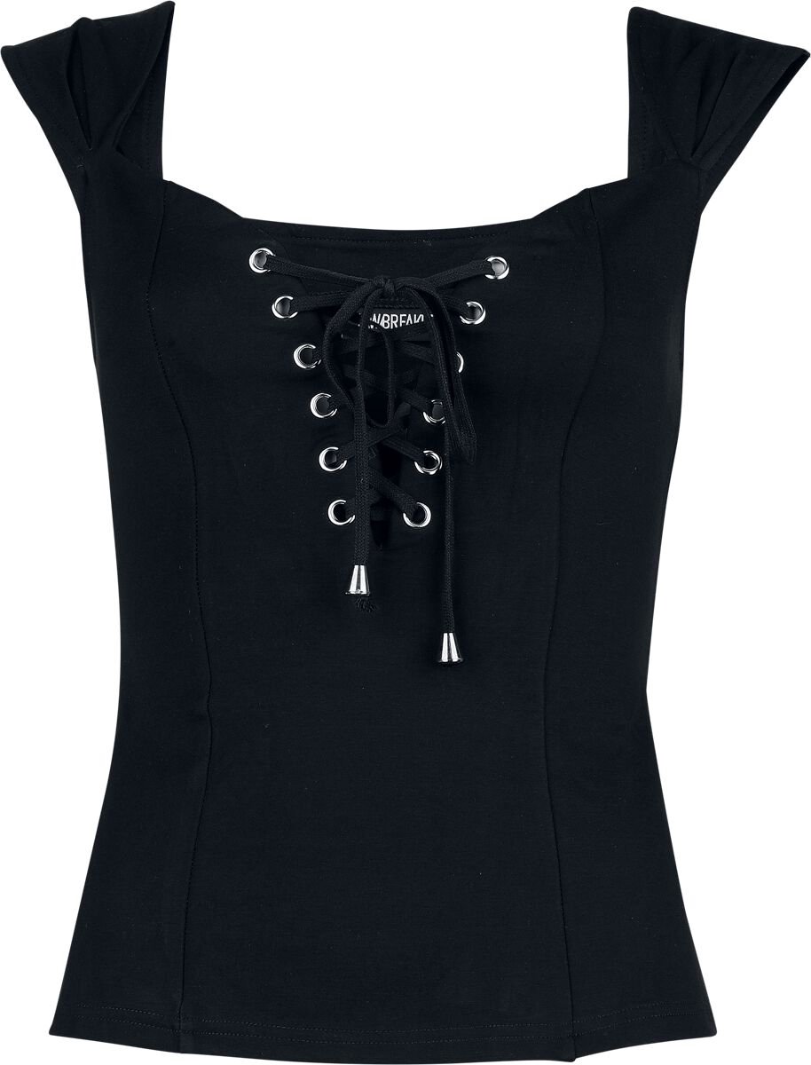 Jawbreaker Sleeveless Dames Top - zwart - XL