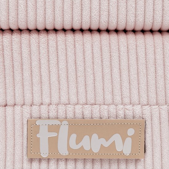 Flumi opvouwbare mini kindersofa van ribfluweel - zachte kinderbank met uitklapfunctie en afneembare hoes, roze van Merkloos — afbeelding 4