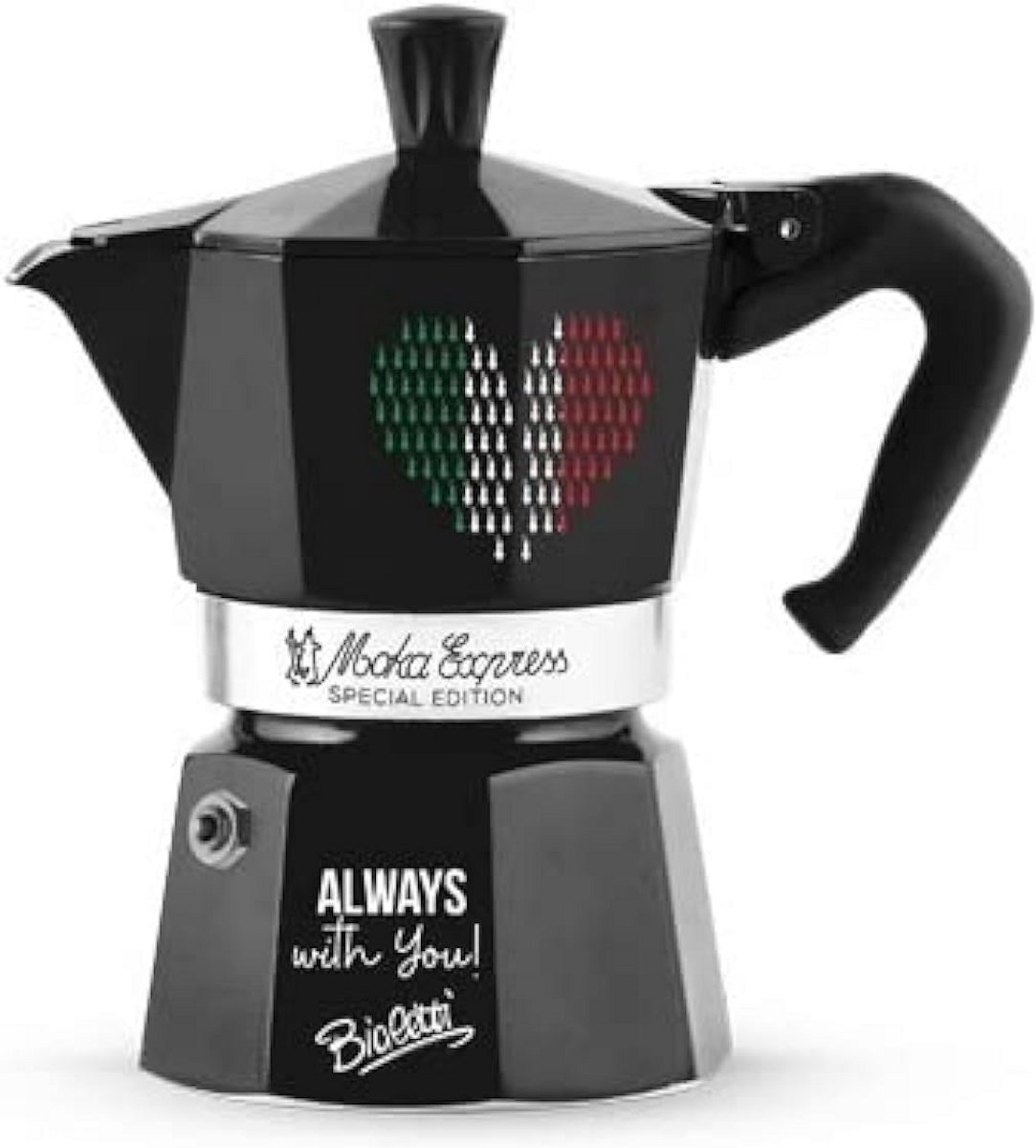 Moka Express Espressomachine voor 3 Kopjes op Fornuis - Authentiek Italiaans Koffiezetapparaat