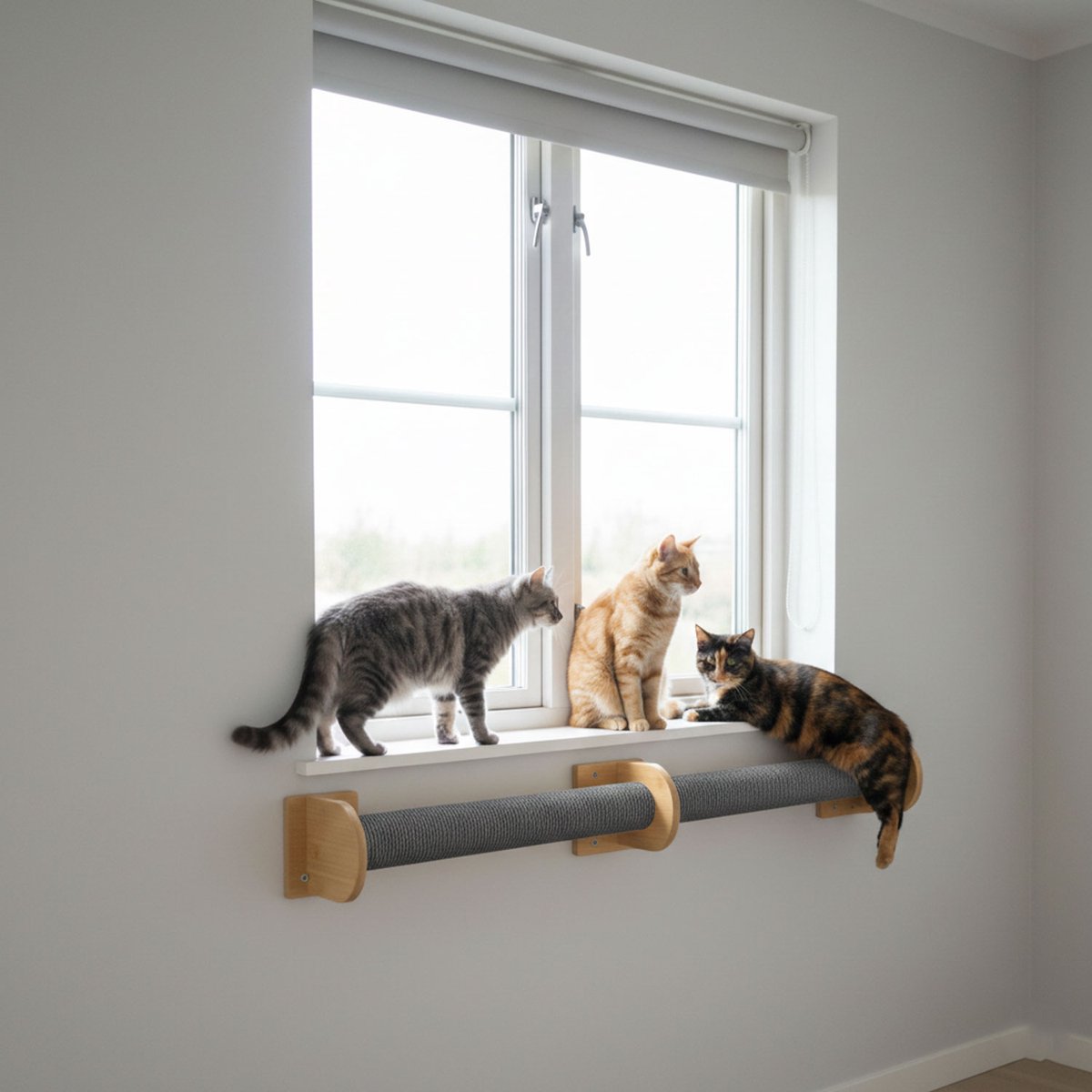 REFURBISHED - Freestyle klimboom voor katten - Platform met beugel