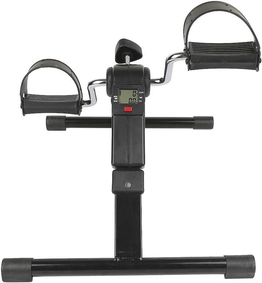 Inklapbare mini-hometrainer voor herstel van armen en benen met LCD-monitor en verstelbare weerstand