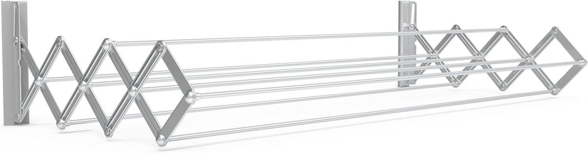 Uittrekbare Wanddroger 100 cm - Drooglengte 6,6 m, Max. Belastbaarheid 20 kg