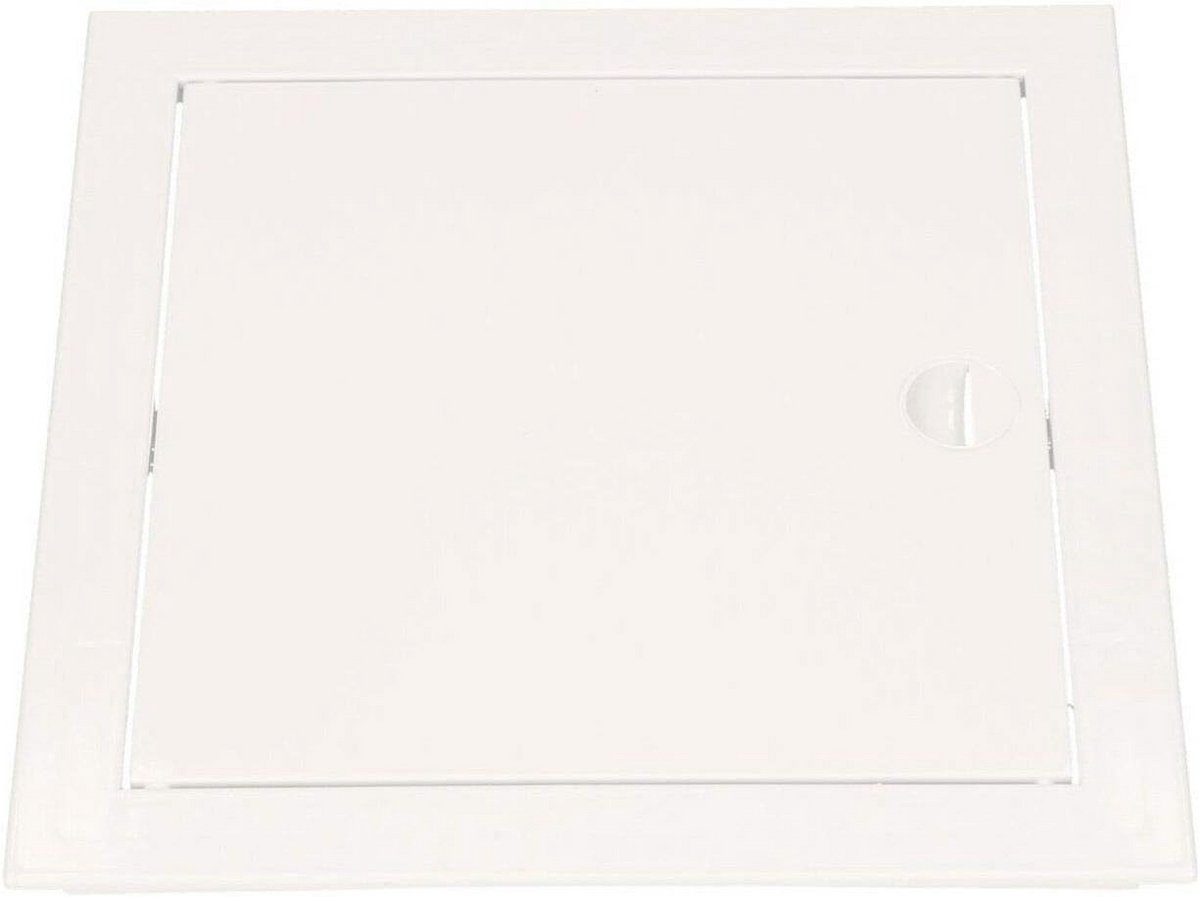Inspectiedeur 30 x 40 cm kunststof ABS wit - onderhoudsklep met kliksluiting